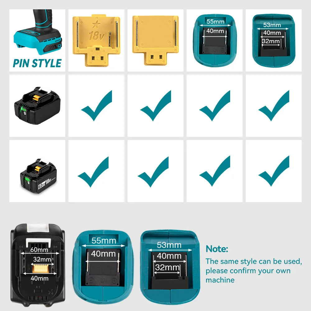 ONEVAN 18V 6.0Ah Lithium ion Battery Fit for Makita 18V Battery