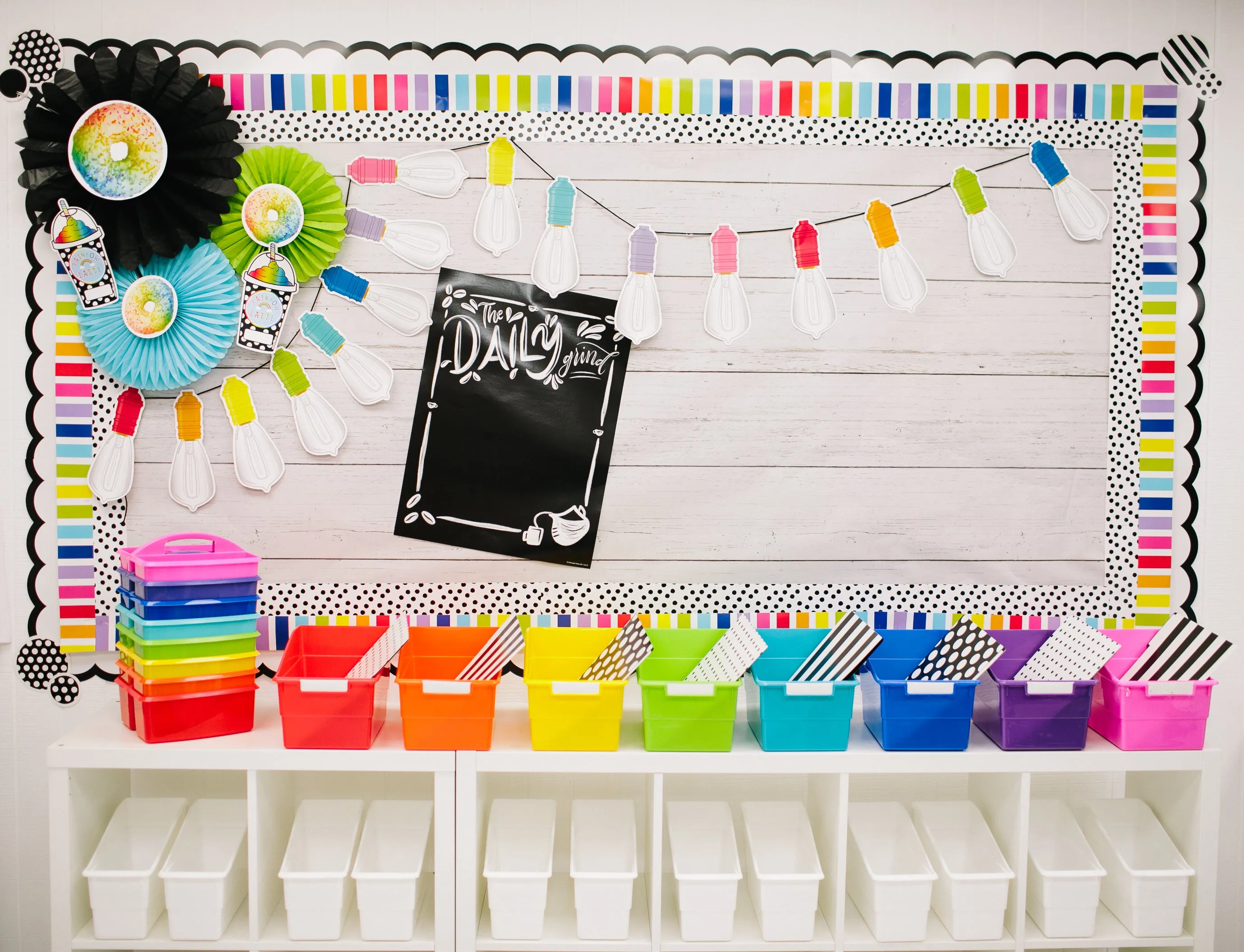 "Bright and Brew-tiful" Full UPRINT Bundle | Printable Classroom Decor | Teacher Classroom Decor | Schoolgirl Style