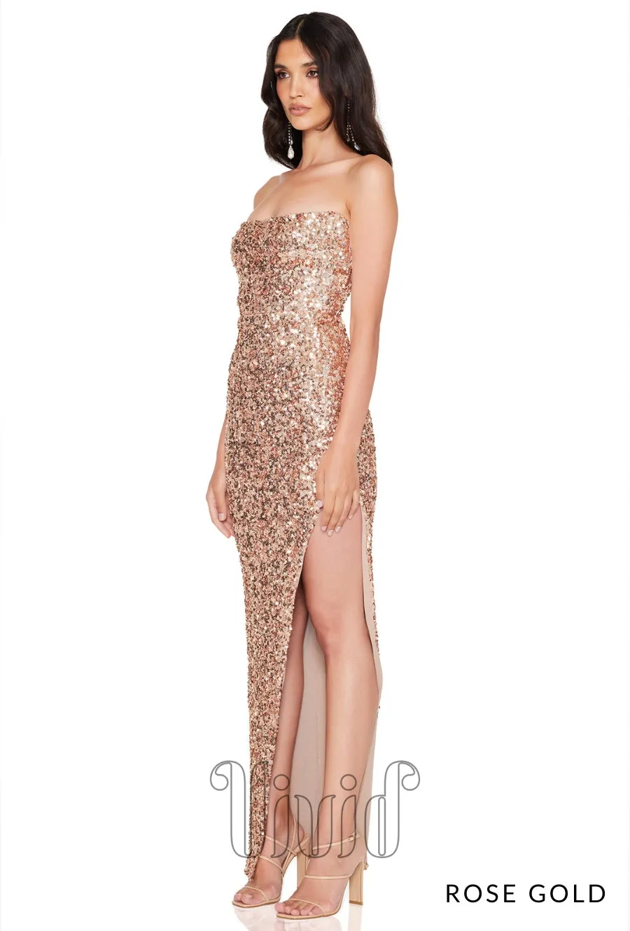 Revel Strapless Gown