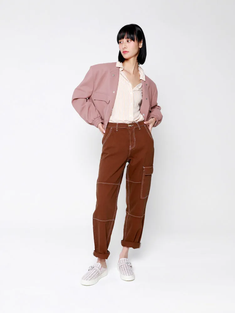 [SALE]Megan Tweed Pearl Buckle Mules