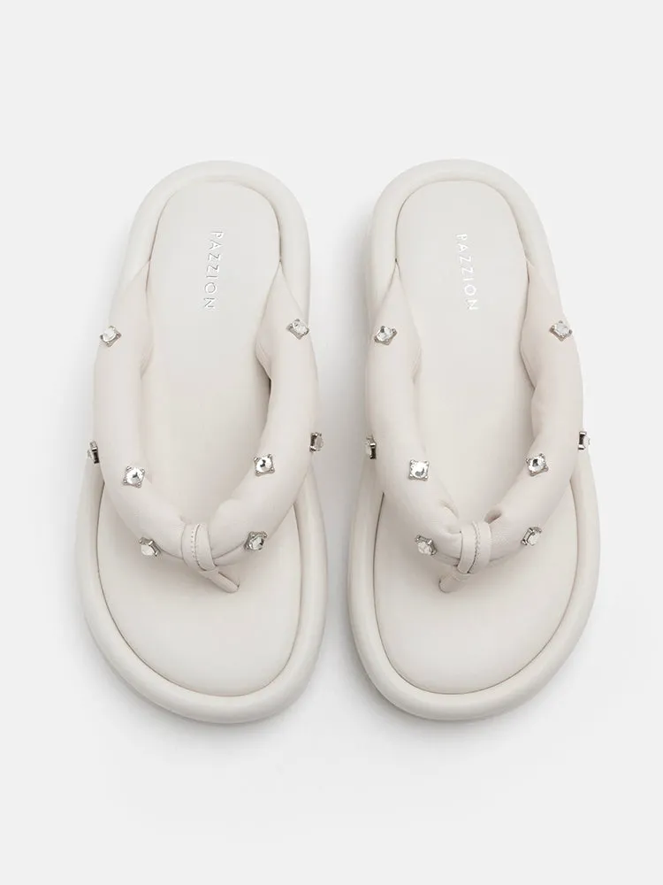 [SALE]Rosie Diamante Embellished Platform Sandals