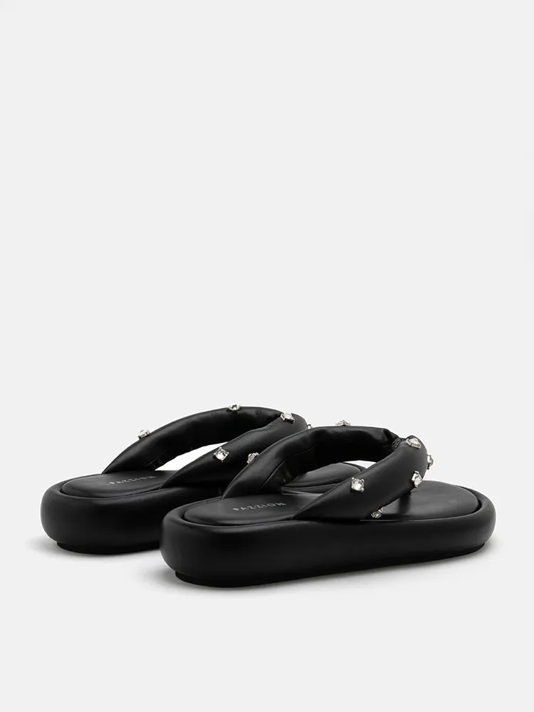 [SALE]Rosie Diamante Embellished Platform Sandals