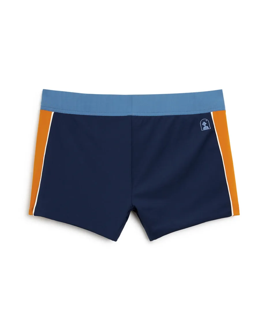 The Cassis Square Cut Swim Brief - Anchor